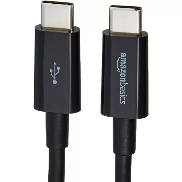 Amazon Basics USBC to USBC 20 Fast Charger Cable 480Mbps Speed USBIF Certified for Apple iPhone 15 iPad Samsung Galaxy Tablets Laptops 6 Foot WhiteBlack 9Foot 5Pack
