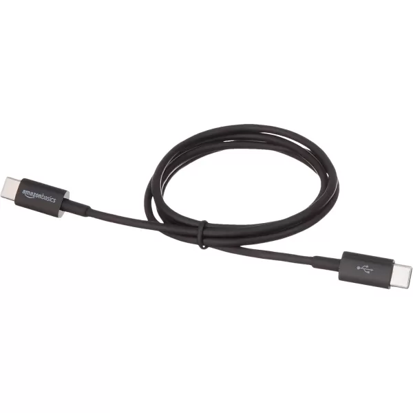 Amazon Basics USBC to USBC 20 Fast Charger Cable 480Mbps Speed USBIF Certified for Apple iPhone 15 iPad Samsung Galaxy Tablets Laptops 6 Foot WhiteBlack 3Foot 1Pack