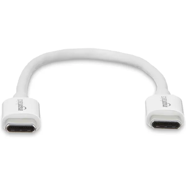 Amazon Basics USBC to USBC 20 Fast Charger Cable 480Mbps Speed USBIF Certified for Apple iPhone 15 iPad Samsung Galaxy Tablets Laptops 6 Foot WhiteWhite 1 foot 5Pack