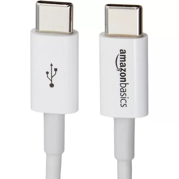 Amazon Basics USBC to USBC 20 Fast Charger Cable 480Mbps Speed USBIF Certified for Apple iPhone 15 iPad Samsung Galaxy Tablets Laptops 6 Foot WhiteWhite 6Foot 10Pack