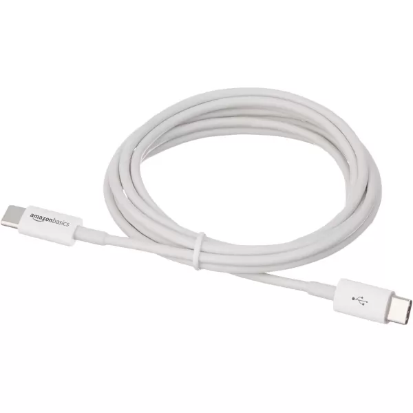 Amazon Basics USBC to USBC 20 Fast Charger Cable 480Mbps Speed USBIF Certified for Apple iPhone 15 iPad Samsung Galaxy Tablets Laptops 6 Foot WhiteWhite 6Foot 1Pack
