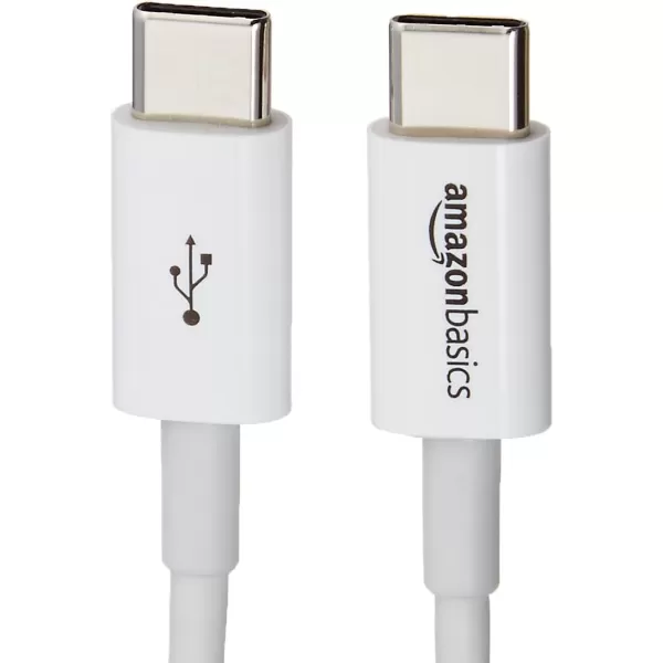 Amazon Basics USBC to USBC 20 Fast Charger Cable 480Mbps Speed USBIF Certified for Apple iPhone 15 iPad Samsung Galaxy Tablets Laptops 6 Foot WhiteWhite 3Foot 5Pack