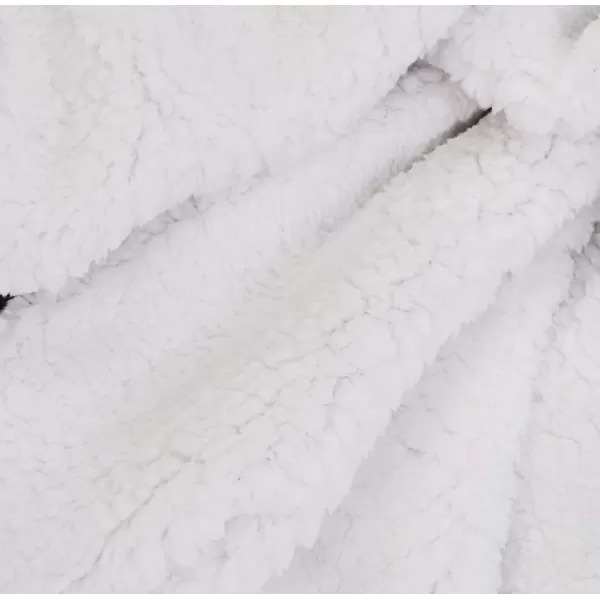 Amazon Basics UltraSoft Micromink Sherpa Blanket Throw CharcoalTwin Grey