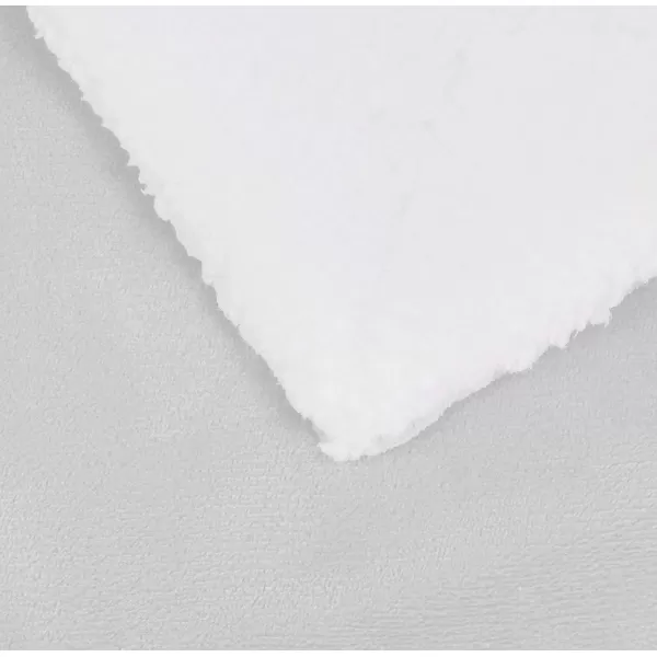 Amazon Basics UltraSoft Micromink Sherpa Blanket Throw CharcoalTwin Grey
