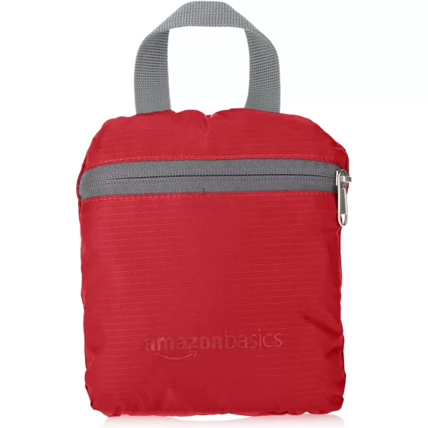 Amazon Basics Ultralight Portable Packable Day Pack25l Red
