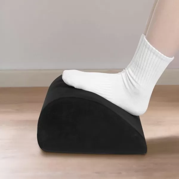 Amazon Basics Under Desk Foam Foot Rest with Washable Cover Comfortable Foot Stool for Home and Office Black 51 x 102 x 173 InchAmazon Basics Under Desk Foam Foot Rest with Washable Cover Comfortable Foot Stool for Home and Office Black 51 x 102 x 173 Inch