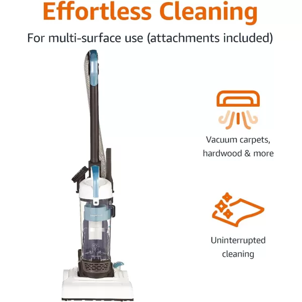 Amazon Basics Upright Bagless Lightweight Vacuum Cleaner Black and WhiteAmazon Basics Upright Bagless Lightweight Vacuum Cleaner Black and White