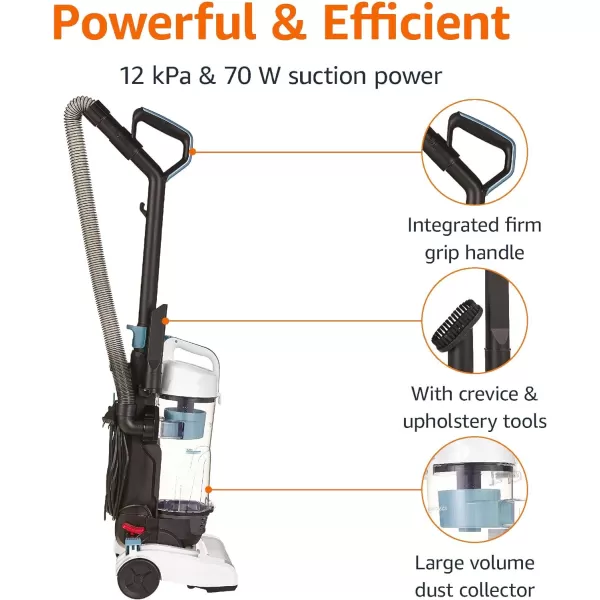 Amazon Basics Upright Bagless Lightweight Vacuum Cleaner Black and WhiteAmazon Basics Upright Bagless Lightweight Vacuum Cleaner Black and White