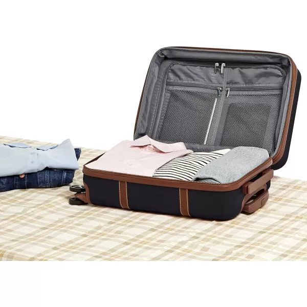 Amazon Basics Vienna Spinner Suitcase Luggage  Expandable with Wheels  267 Inch BlackBlack 216inch