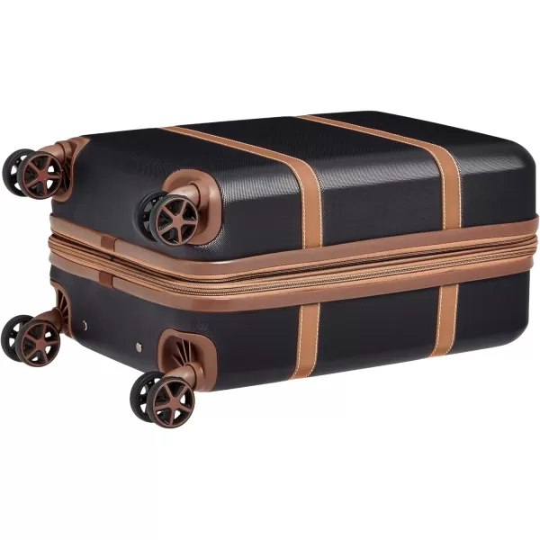 Amazon Basics Vienna Spinner Suitcase Luggage  Expandable with Wheels  267 Inch BlackBlack 216inch