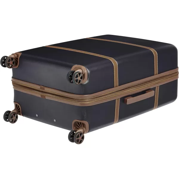 Amazon Basics Vienna Spinner Suitcase Luggage  Expandable with Wheels  267 Inch BlackBlack 307inch