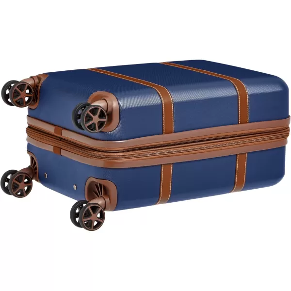 Amazon Basics Vienna Spinner Suitcase Luggage  Expandable with Wheels  267 Inch BlackBlue 216inch