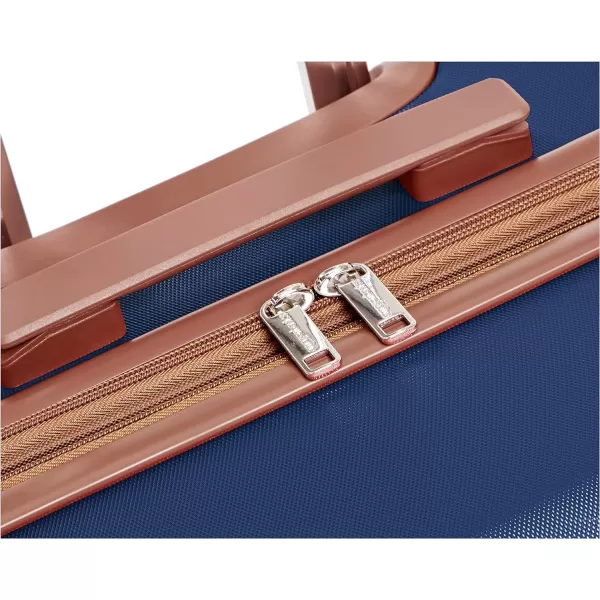 Amazon Basics Vienna Spinner Suitcase Luggage  Expandable with Wheels  267 Inch BlackBlue 267inch
