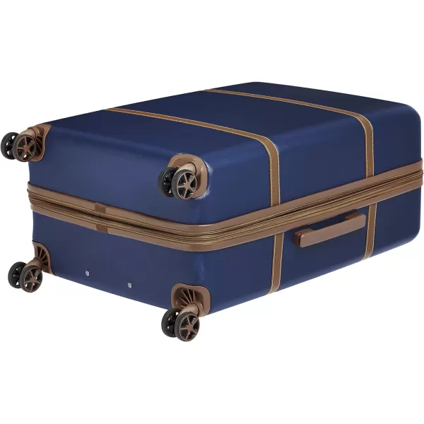 Amazon Basics Vienna Spinner Suitcase Luggage  Expandable with Wheels  267 Inch BlackBlue 307inch