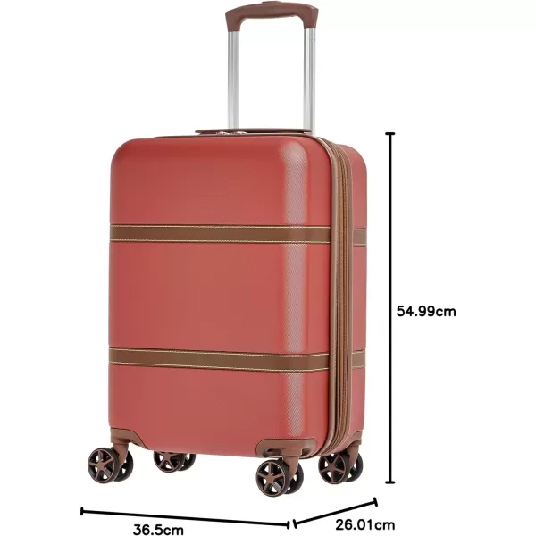 Amazon Basics Vienna Spinner Suitcase Luggage  Expandable with Wheels  267 Inch BlackRed 216inch