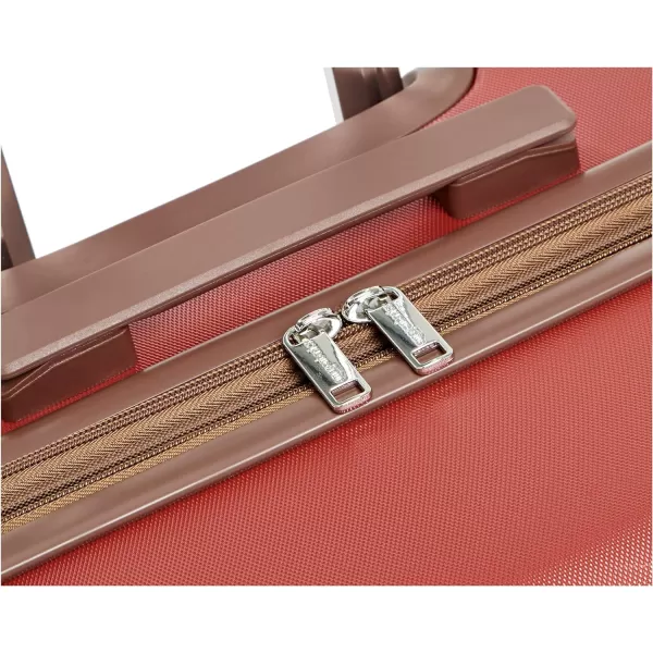 Amazon Basics Vienna Spinner Suitcase Luggage  Expandable with Wheels  267 Inch BlackRed 267inch