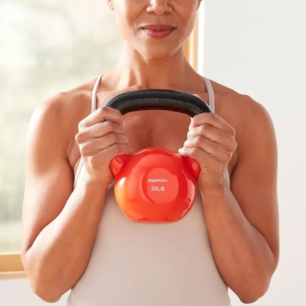 Amazon Basics Vinyl Kettlebell20 Pounds