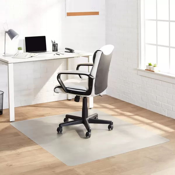 Amazon Basics Vinyl Rectangular Office Chair Mat for Hard Floors 47 x 59 ClearAmazon Basics Vinyl Rectangular Office Chair Mat for Hard Floors 47 x 59 Clear