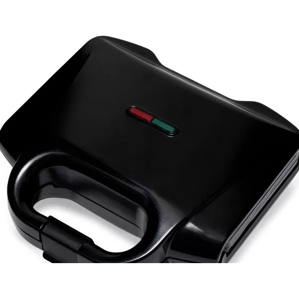 Amazon Basics Waffle Maker 2Slices White with Nonstick coating and Easy to Clean 700W2Slice Black