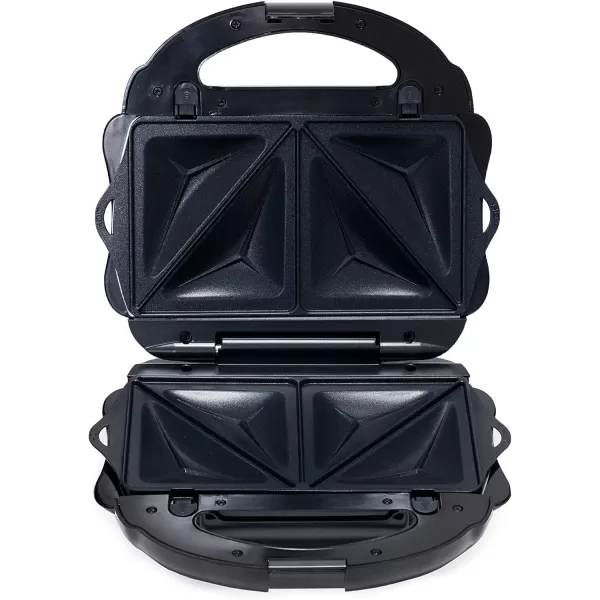 Amazon Basics Waffle Maker 2Slices White with Nonstick coating and Easy to Clean 700W3in1 Black
