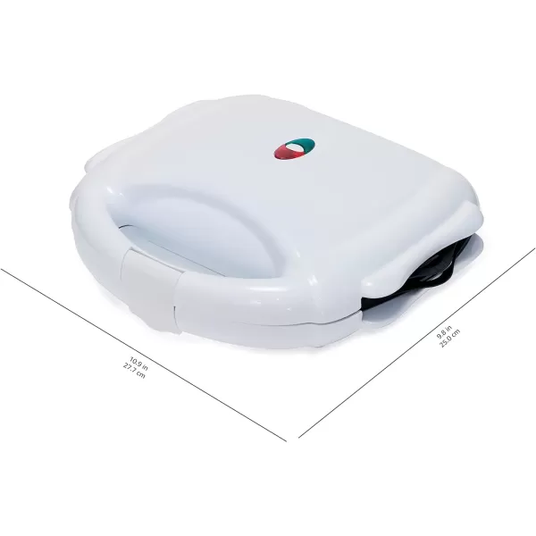 Amazon Basics Waffle Maker 2Slices White with Nonstick coating and Easy to Clean 700W3in1 White
