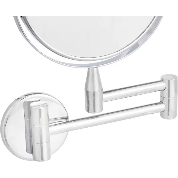 Amazon Basics Wall Mount Round Vanity Mirror 1X5X Magnification Chrome 152 inches x 118 inchesAmazon Basics Wall Mount Round Vanity Mirror 1X5X Magnification Chrome 152 inches x 118 inches