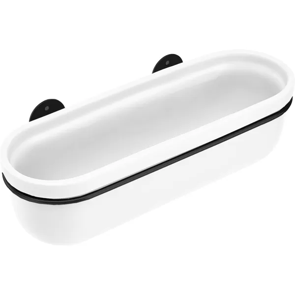 Amazon Basics Wall Planter Oval  WhiteBlackWhiteBlack