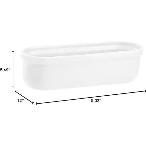 Amazon Basics Wall Planter Oval  WhiteBlackWhiteCopper