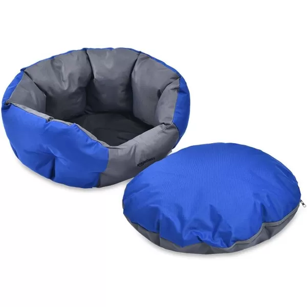 Amazon Basics WaterResistant Pet Bed  Rectangular Teal 256 Inch228 Oval