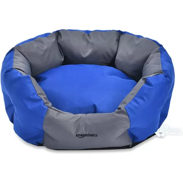 Amazon Basics WaterResistant Pet Bed  Rectangular Teal 256 Inch228 Oval
