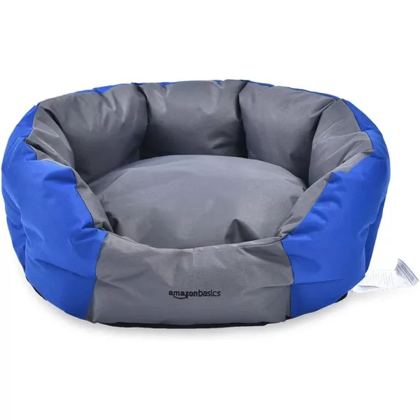 Amazon Basics WaterResistant Pet Bed  Rectangular Teal 256 Inch29 Oval