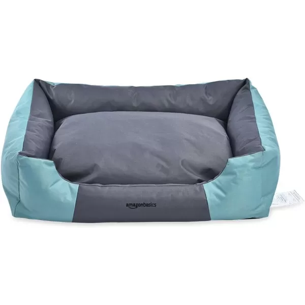 Amazon Basics WaterResistant Pet Bed  Rectangular Teal 256 InchExtra Large Rectangular