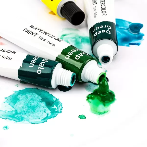 Amazon Basics Watercolor Paint Set Tubes 24 Colors Assorted24 Colors