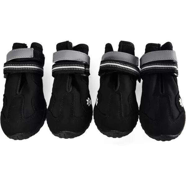 Amazon Basics Waterproof AntiSlip Reflective Dog Boots Size 3  20 x 25Size 6  26 x 31