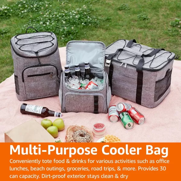 Amazon Basics Waterproof Lightweight Insulated Backpack Cooler 30 Can CapacityAmazon Basics Waterproof Lightweight Insulated Backpack Cooler 30 Can Capacity