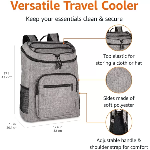 Amazon Basics Waterproof Lightweight Insulated Backpack Cooler 30 Can CapacityAmazon Basics Waterproof Lightweight Insulated Backpack Cooler 30 Can Capacity