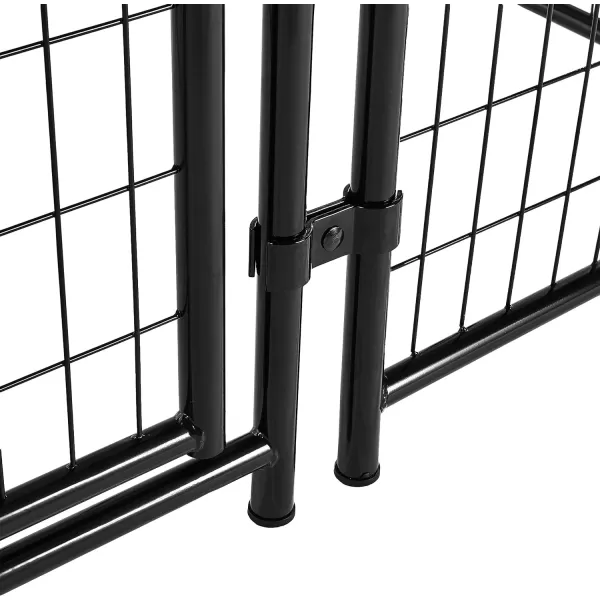 Amazon Basics Welded Rectangular Outdoor Wire Crate Kennel for Cat Dog Large Black 102 x 48 x 72 Inches720L x 528W x 480H