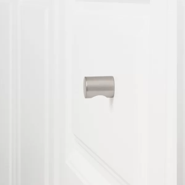 Amazon Basics Whistle Cabinet Knob 075inch Diameter Golden Champagne 10packSatin Nickel