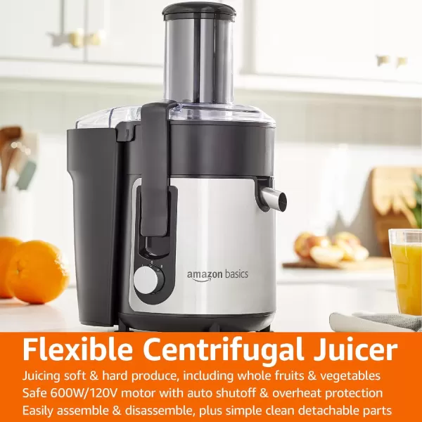 Amazon Basics WideMouth 2 speed centrifugal juicer Black 338 ounce  1000 MLAmazon Basics WideMouth 2 speed centrifugal juicer Black 338 ounce  1000 ML