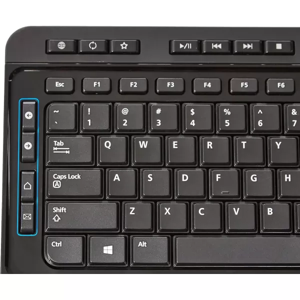 Amazon Basics Wireless Full Size Computer Keyboard and Mouse Combo US Layout QWERTY BlackAmazon Basics Wireless Full Size Computer Keyboard and Mouse Combo US Layout QWERTY Black