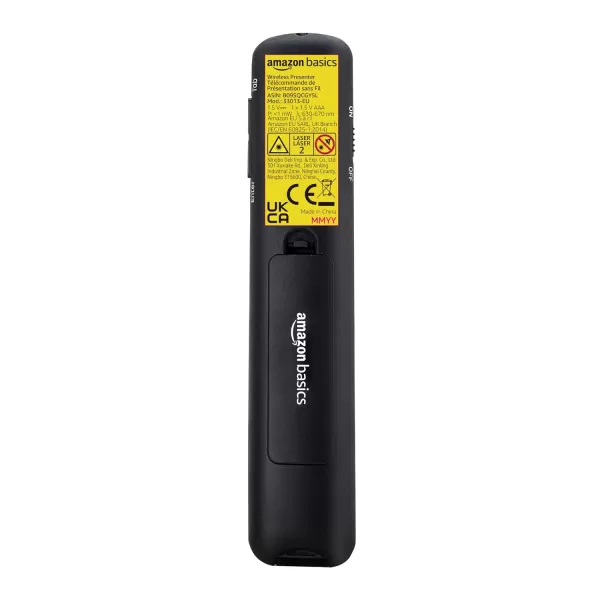 Amazon Basics Wireless Presenter Red Laser 24GHz Battery Operated HyperlinkAmazon Basics Wireless Presenter Red Laser 24GHz Battery Operated Hyperlink