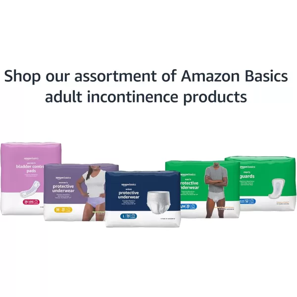 Amazon Basics Womens Incontinence Pads Bladder Control ampamp Postpartum Moderate Absorbency Unscented 108 Count 2 Packs of 54Maximum