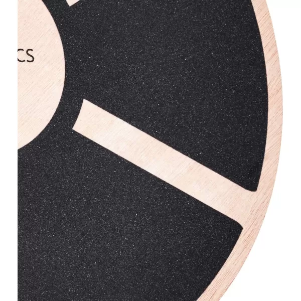 Amazon Basics Wood Wobble Exercise Balance BoardBlack