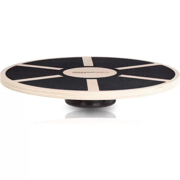 Amazon Basics Wood Wobble Exercise Balance BoardBlack
