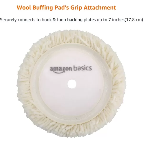 Amazon Basics Wool Buffing Pad for Compound Cutting and Polishing  8Inch 3PackAmazon Basics Wool Buffing Pad for Compound Cutting and Polishing  8Inch 3Pack