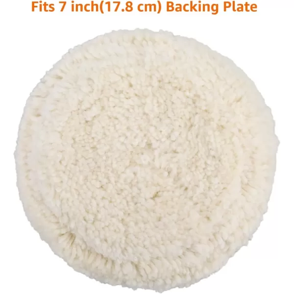 Amazon Basics Wool Buffing Pad for Compound Cutting and Polishing  8Inch 3PackAmazon Basics Wool Buffing Pad for Compound Cutting and Polishing  8Inch 3Pack
