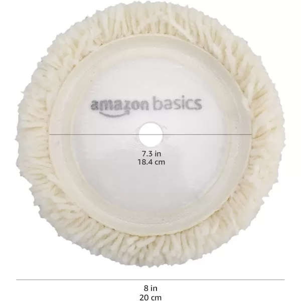 Amazon Basics Wool Buffing Pad for Compound Cutting and Polishing  8Inch 3PackAmazon Basics Wool Buffing Pad for Compound Cutting and Polishing  8Inch 3Pack