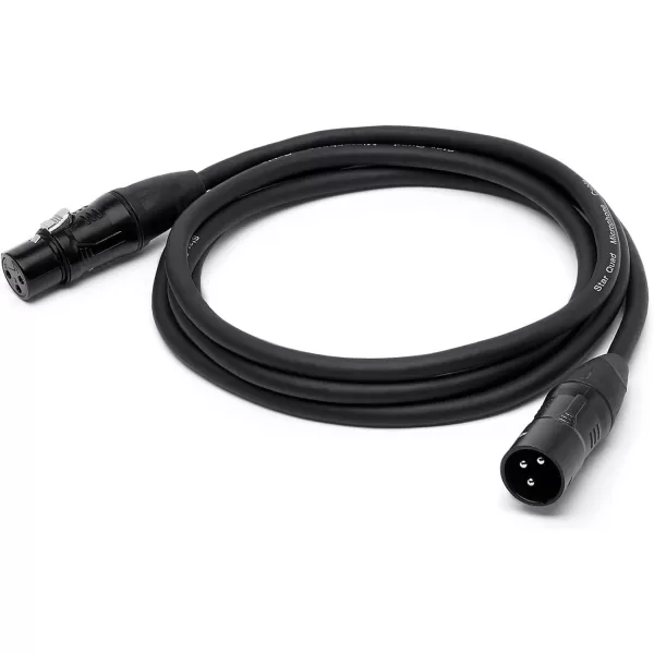 Amazon Basics XLR 4Conductor Star Quad Balanced Microphone Cable  6Foot Black6Foot Cable