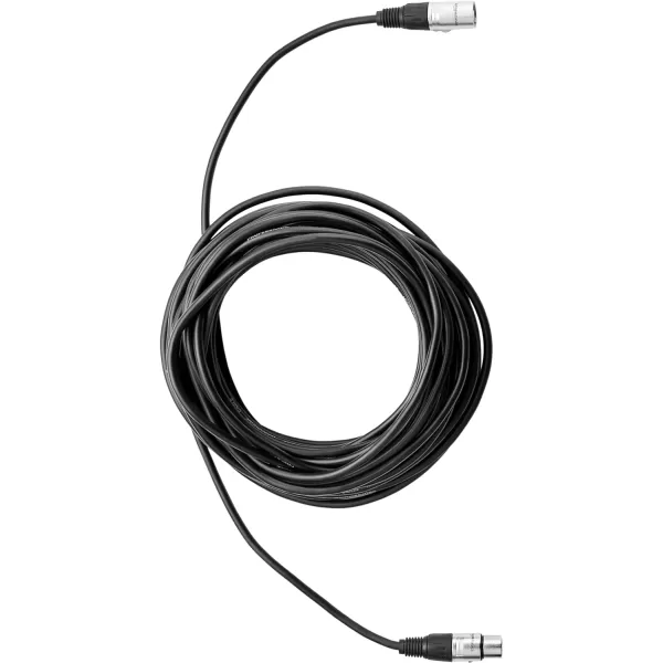 Amazon Basics XLR Microphone Cable for Speaker or PA System All Copper Conductors 6MM PVC Jacket 10 Foot Black1Pack 50 Feet
