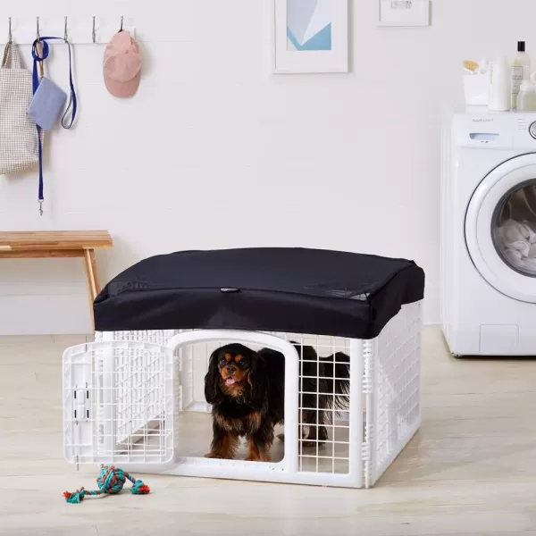 AmazonBascis Plastic Pet Pen Mesh Fabric Top Cover 34Inch24Inch